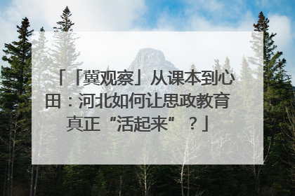 「冀观察」从课本到心田：河北如何让思政教育真正“活起来”？