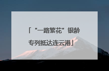 “一路繁花”银龄专列抵达连云港