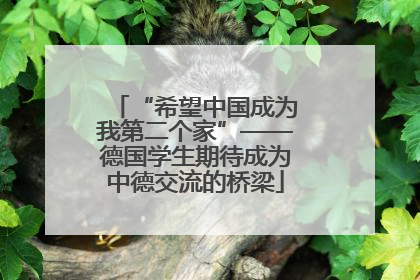 “希望中国成为我第二个家”——德国学生期待成为中德交流的桥梁