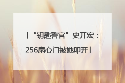 “钥匙警官”史开宏：256扇心门被她叩开