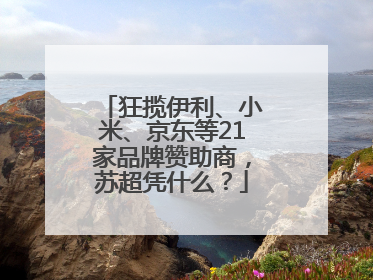 狂揽伊利、小米、京东等21家品牌赞助商，苏超凭什么？