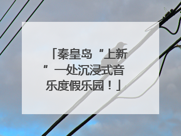 秦皇岛“上新”一处沉浸式音乐度假乐园！