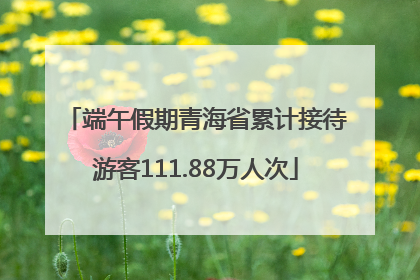 端午假期青海省累计接待游客111.88万人次