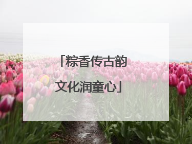 粽香传古韵 文化润童心