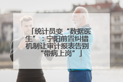 统计员变“数据医生”：宁阳前置纠错机制让审计报表告别“带病上岗”