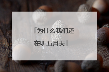 为什么我们还在听五月天