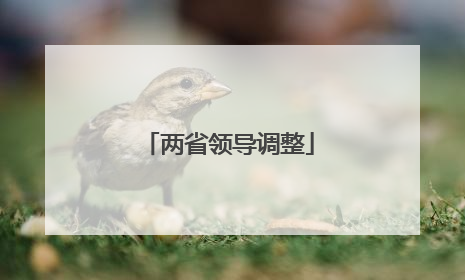 两省领导调整