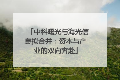 中科曙光与海光信息拟合并：资本与产业的双向奔赴