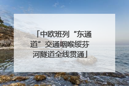 中欧班列“东通道”交通咽喉绥芬河隧道全线贯通