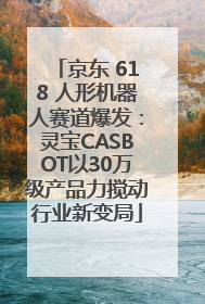 京东 618 人形机器人赛道爆发：灵宝CASBOT以30万级产品力搅动行业新变局