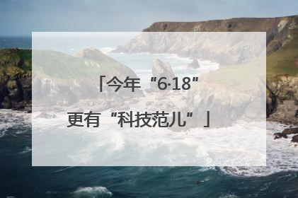 今年“6·18”更有“科技范儿”