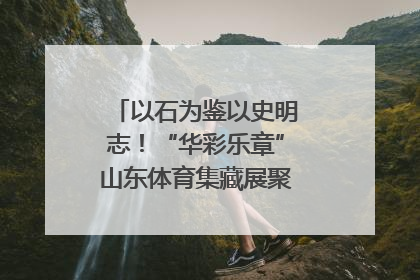 以石为鉴以史明志！“华彩乐章”山东体育集藏展聚焦“岱石丹心”