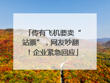 传有飞机要卖“站票”，网友吵翻！企业紧急回应