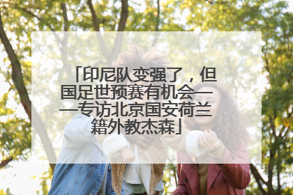 印尼队变强了，但国足世预赛有机会——专访北京国安荷兰籍外教杰森