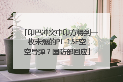 印巴冲突中印方得到一枚未爆的PL-15E空空导弹？国防部回应