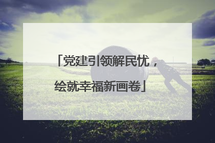 党建引领解民忧，绘就幸福新画卷