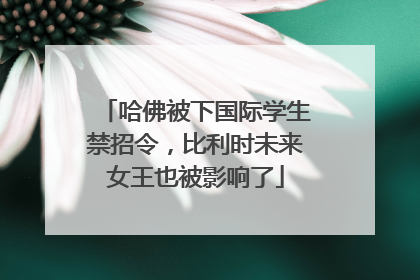 哈佛被下国际学生禁招令，比利时未来女王也被影响了