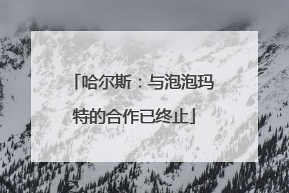 哈尔斯：与泡泡玛特的合作已终止