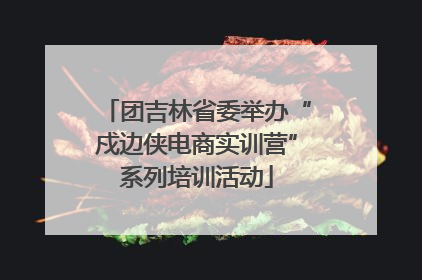 团吉林省委举办“戍边侠电商实训营”系列培训活动