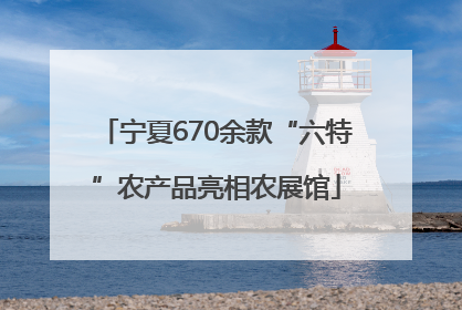 宁夏670余款“六特”农产品亮相农展馆