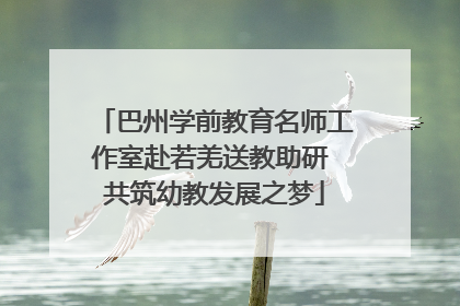 巴州学前教育名师工作室赴若羌送教助研 共筑幼教发展之梦