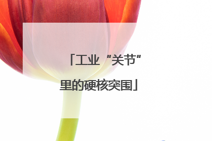 工业“关节”里的硬核突围