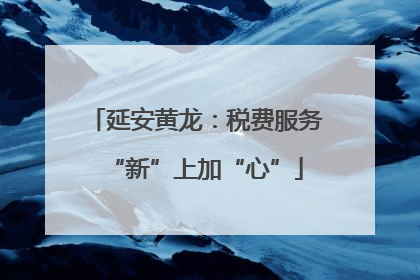 延安黄龙：税费服务“新”上加“心”