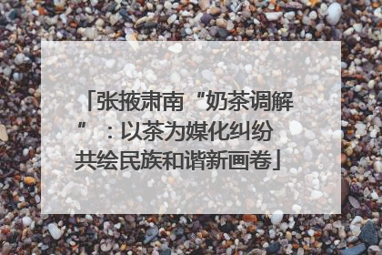 张掖肃南“奶茶调解”：以茶为媒化纠纷 共绘民族和谐新画卷