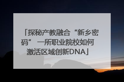 探秘产教融合“新乡密码” 一所职业院校如何激活区域创新DNA