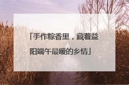 手作粽香里，藏着益阳端午最暖的乡情