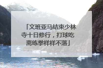 文班亚马结束少林寺十日修行，打球吃斋练拳样样不落
