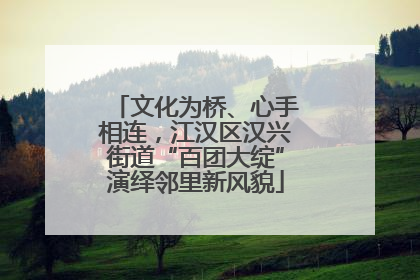 文化为桥、心手相连，江汉区汉兴街道“百团大绽”演绎邻里新风貌