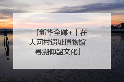 新华全媒+丨在大河村遗址博物馆寻溯仰韶文化