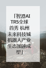 智澄AITR5全球首秀 杭州未来科技城机器人产业生态加速成型