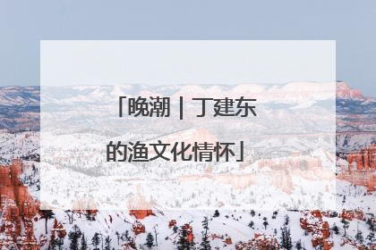 晚潮｜丁建东的渔文化情怀