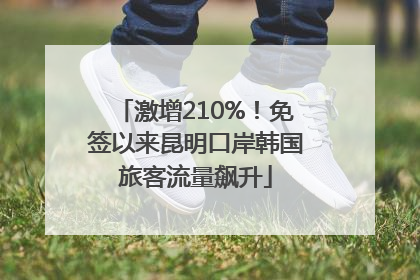 激增210%！免签以来昆明口岸韩国旅客流量飙升
