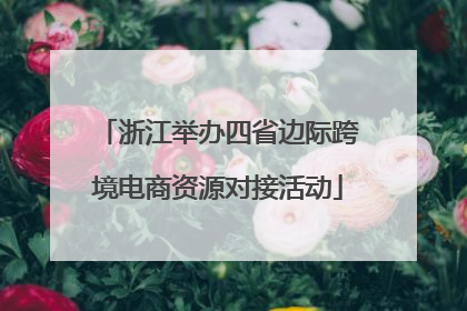 浙江举办四省边际跨境电商资源对接活动