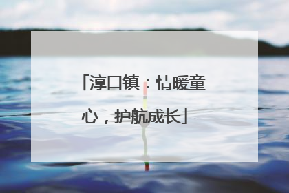 淳口镇：情暖童心，护航成长