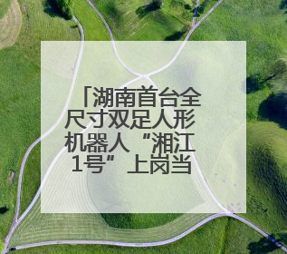 湖南首台全尺寸双足人形机器人“湘江1号”上岗当护工 开福区科技活动周十大科创项目签约
