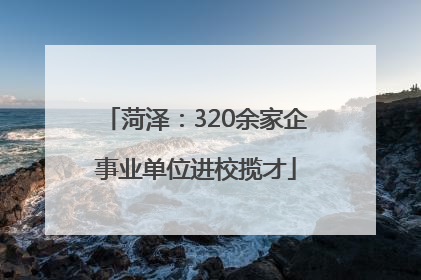 菏泽：320余家企事业单位进校揽才