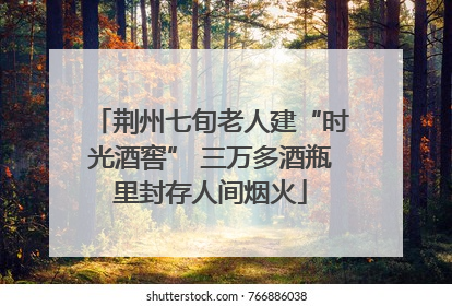 荆州七旬老人建“时光酒窖” 三万多酒瓶里封存人间烟火