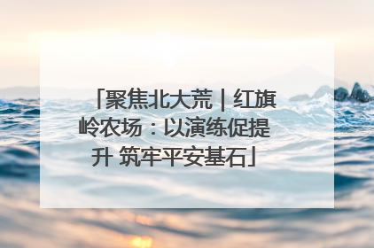 聚焦北大荒｜红旗岭农场：以演练促提升 筑牢平安基石