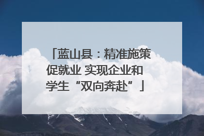 蓝山县：精准施策促就业 实现企业和学生“双向奔赴”