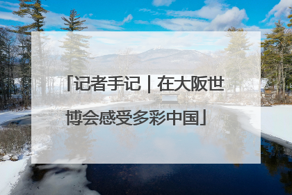 记者手记｜在大阪世博会感受多彩中国