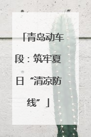 青岛动车段：筑牢夏日“清凉防线”