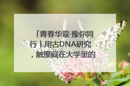 青春华章·豫你同行丨用古DNA研究，触摸藏在大学里的“上下五千年”