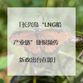长兴岛“LNG船产业链”捷报频传 新政出台在即