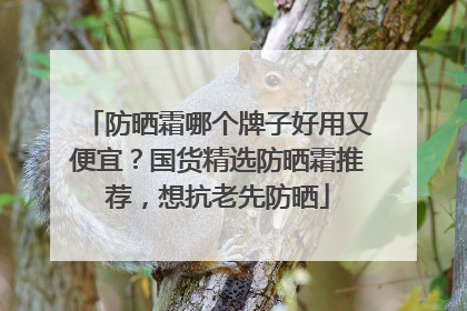 防晒霜哪个牌子好用又便宜？国货精选防晒霜推荐，想抗老先防晒