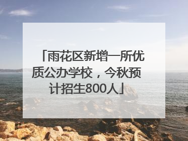 雨花区新增一所优质公办学校，今秋预计招生800人
