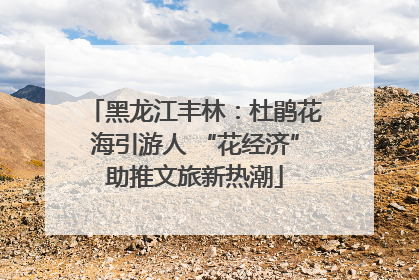 黑龙江丰林：杜鹃花海引游人 “花经济”助推文旅新热潮